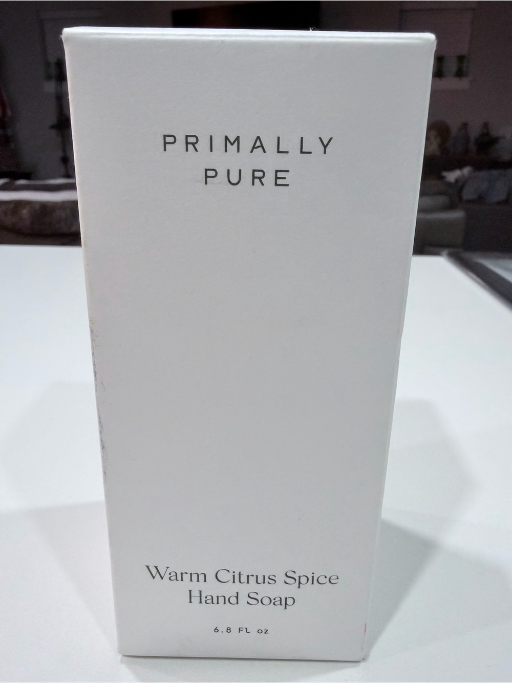 Primally Pure Warm Citrus Spice Hand Soap.